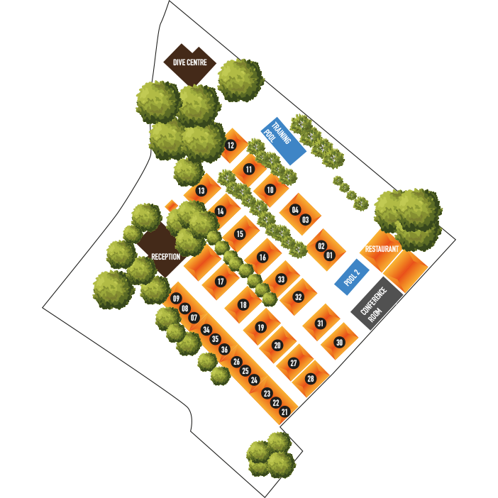 puri madha dive resort tulamben room layout